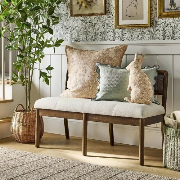 Threshold Studio McGee Figural Bunny Floral Quilted with Printed Pillow - Target - Picture 2 of 5